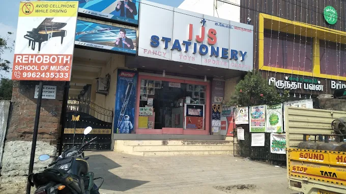 Checkout counter at IJS Stationery store